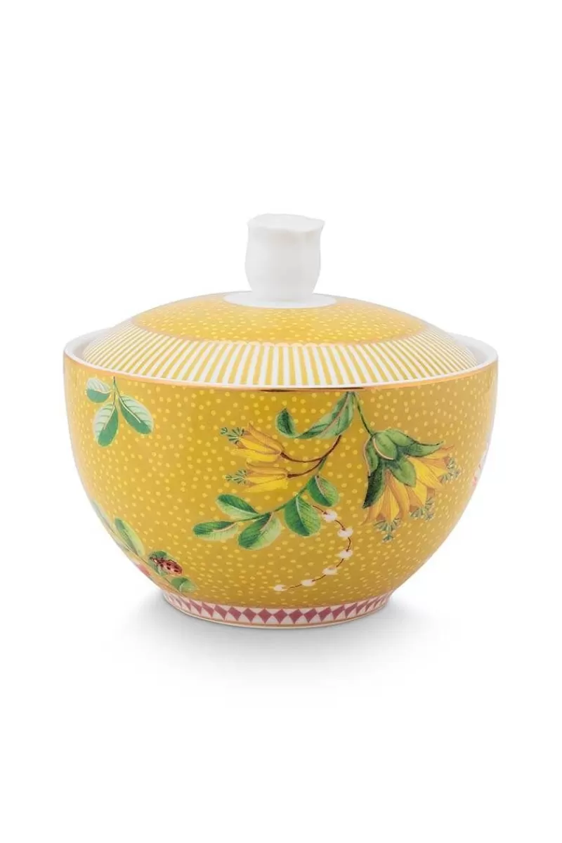 Elegante Zuccheriera La Majorelle in Stile Vintage - Giallo Sole, Design Esclusivo Pip Studio