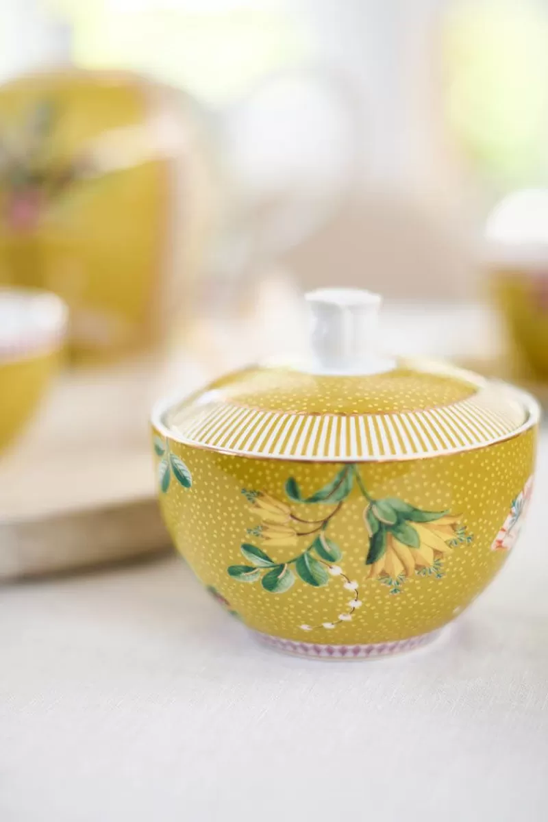 Elegante Zuccheriera La Majorelle in Stile Vintage - Giallo Sole, Design Esclusivo Pip Studio