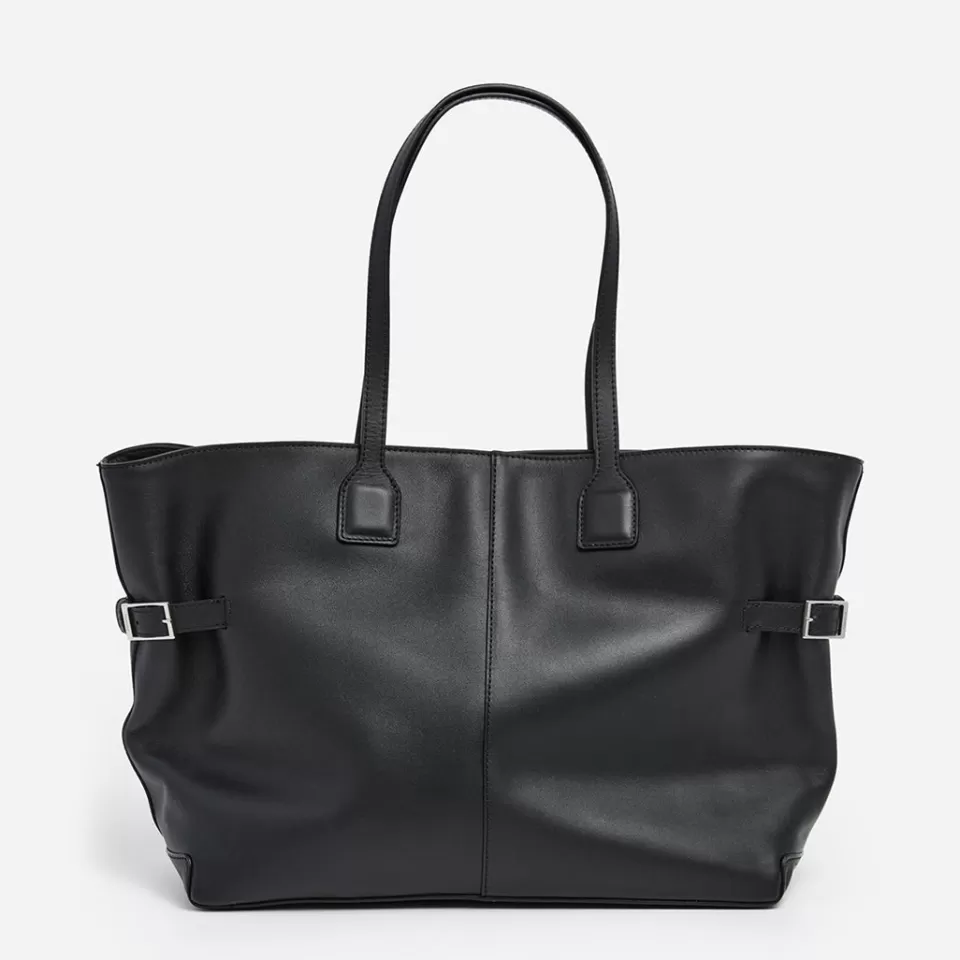 Borsa Tracolla Lesley in Vera Pelle con Dettagli Dorati - Elegante e Funzionale