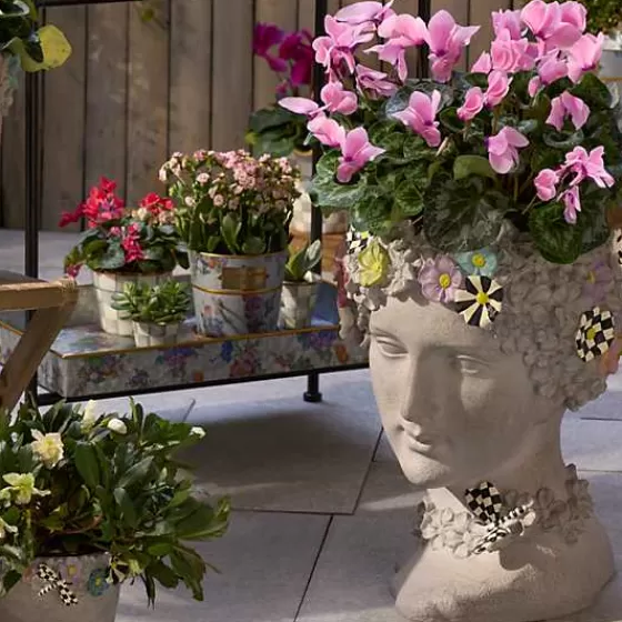 Vaso decorativo oversize a forma di busto - Design MacKenzie-Childs con promozioni imperdibili