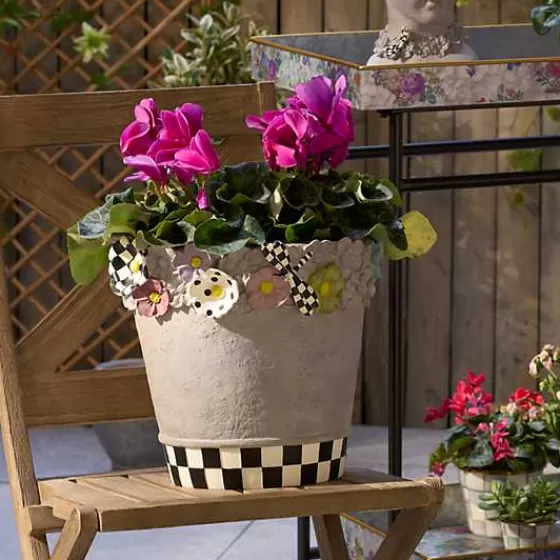 MacKenzie-Childs Vaso Maia Grande - Design Elegante per Interni ed Esterni, Disponibile Online