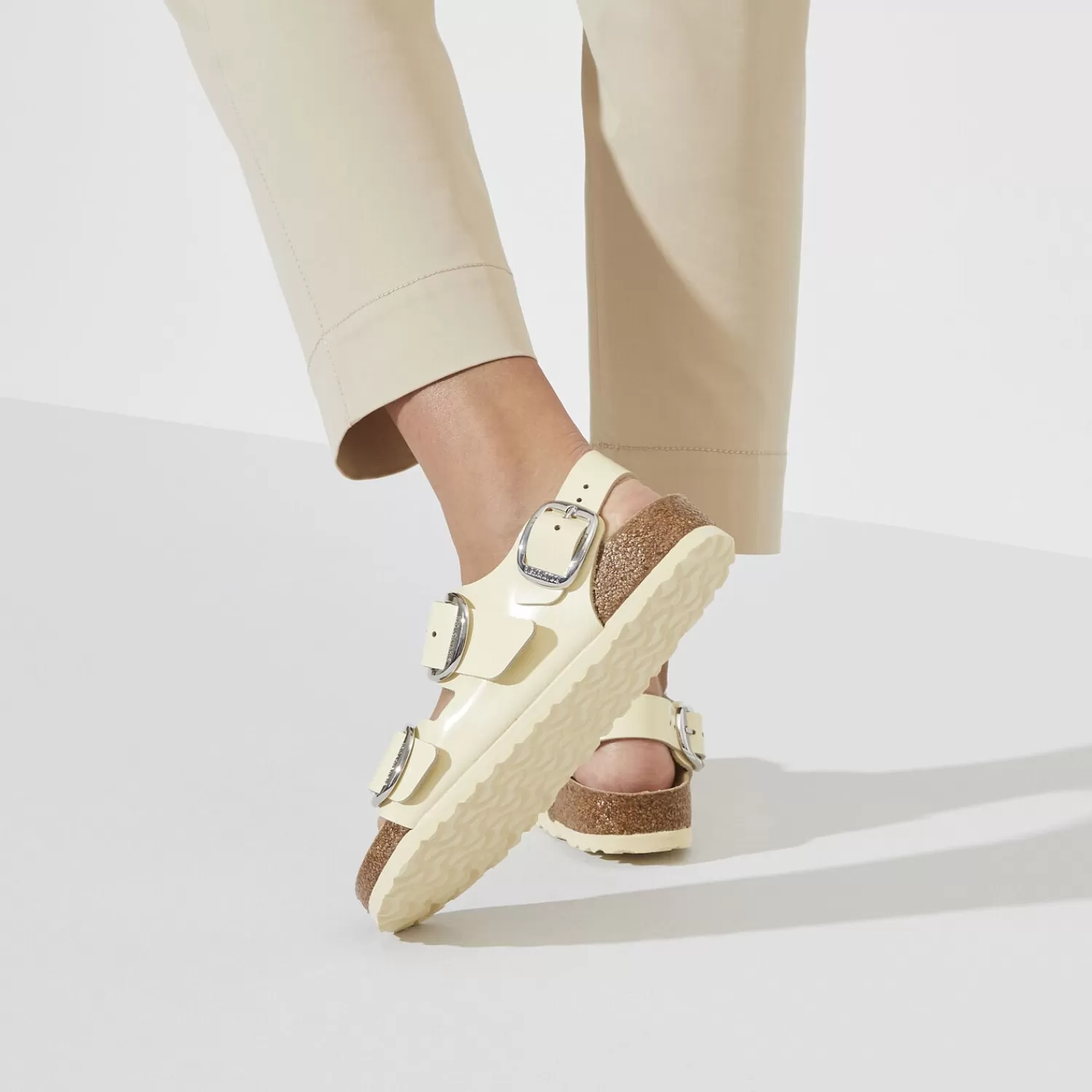 Calzature Donna Birkenstock Milano - Sandali Estivi con Fibbia Grande e Lacci Regolabili, Design Comodo e Stiloso