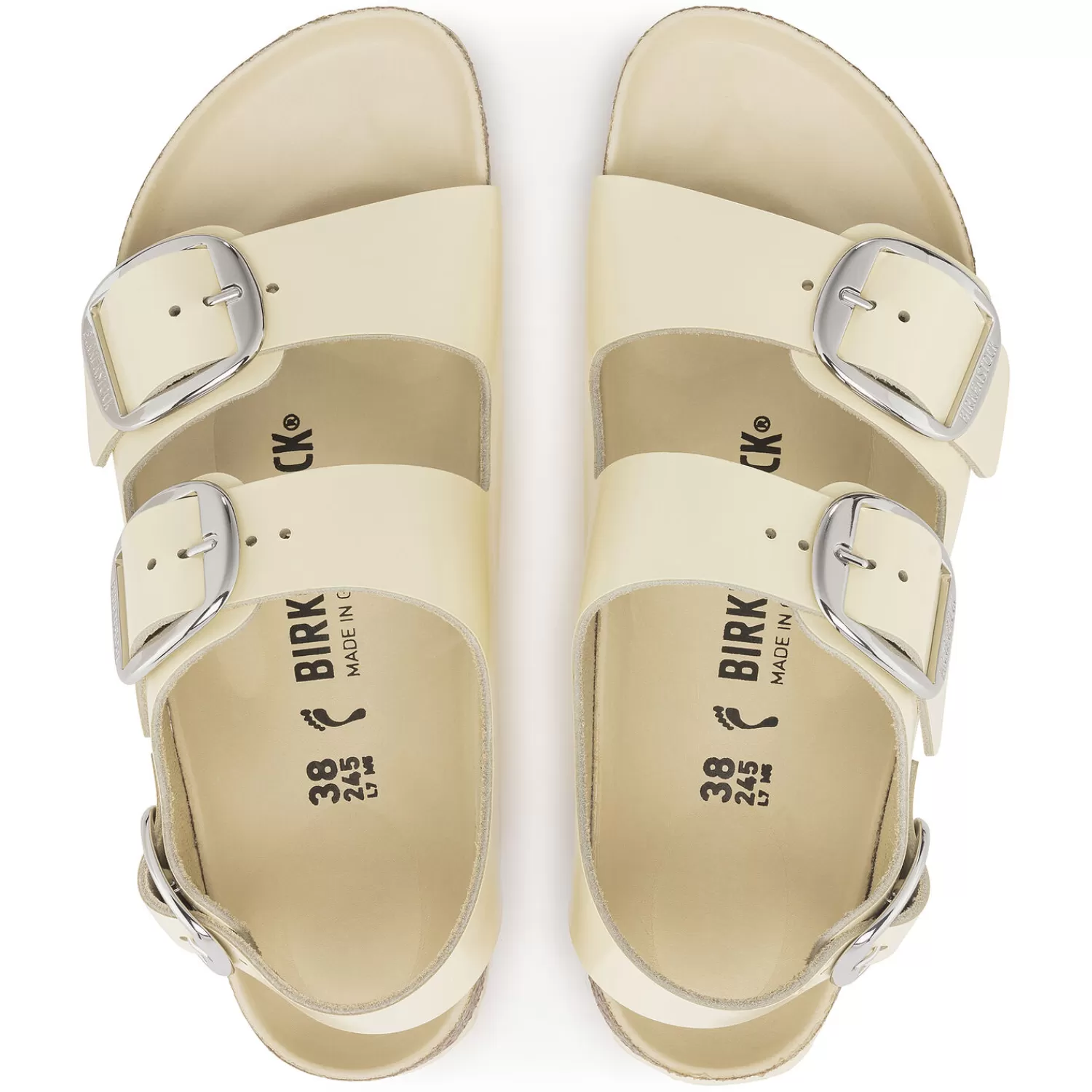Calzature Donna Birkenstock Milano - Sandali Estivi con Fibbia Grande e Lacci Regolabili, Design Comodo e Stiloso