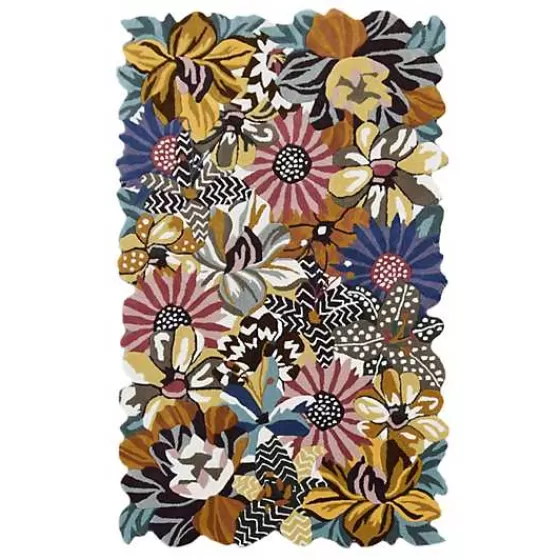 Tappeto MacKenzie-Childs Stile Fioreale - Formato 150x240cm per Ambienti Chic 

(：，，，，)