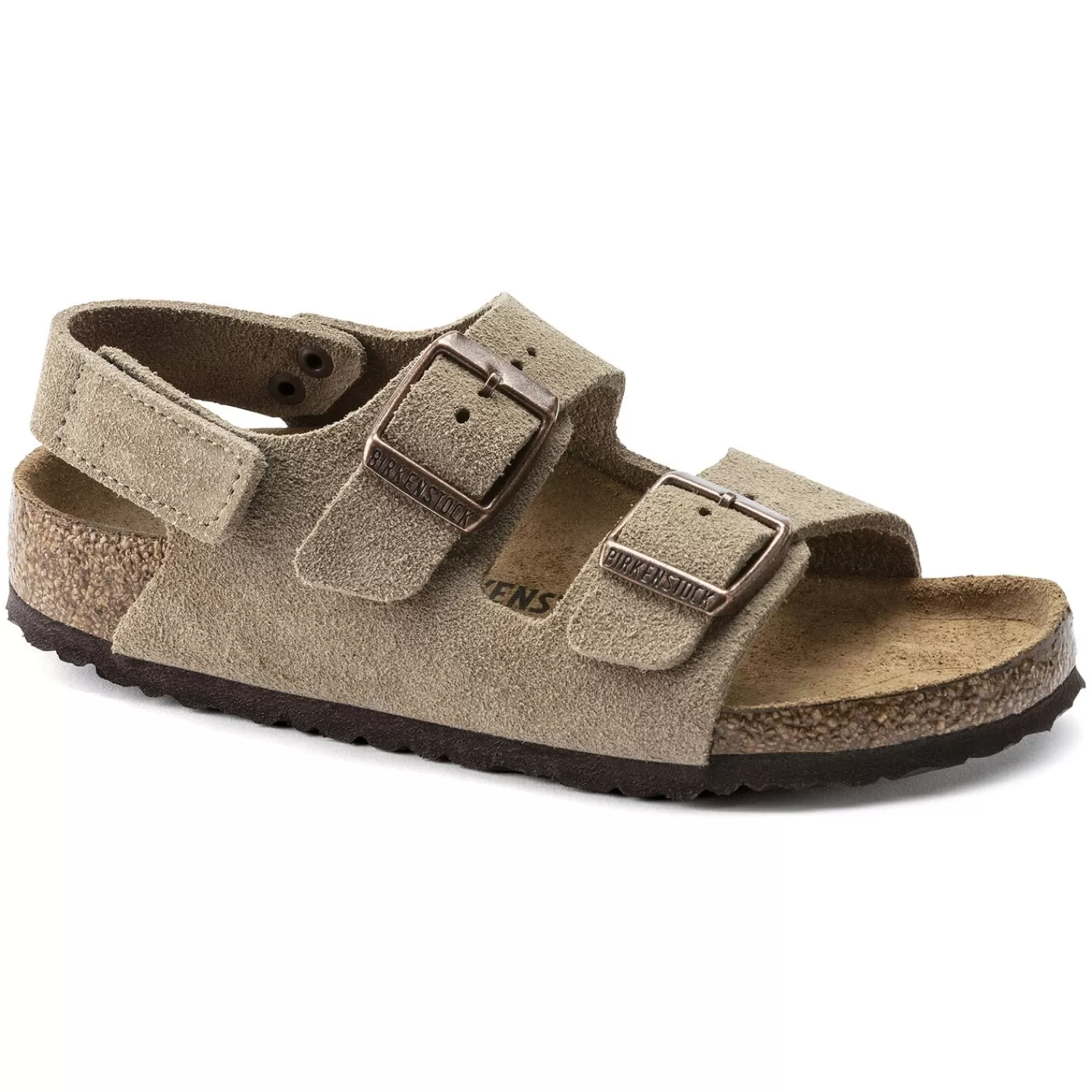 Birkenstock Milano HL: sandali con cinturino in pelle scamosciata comodi per bambini