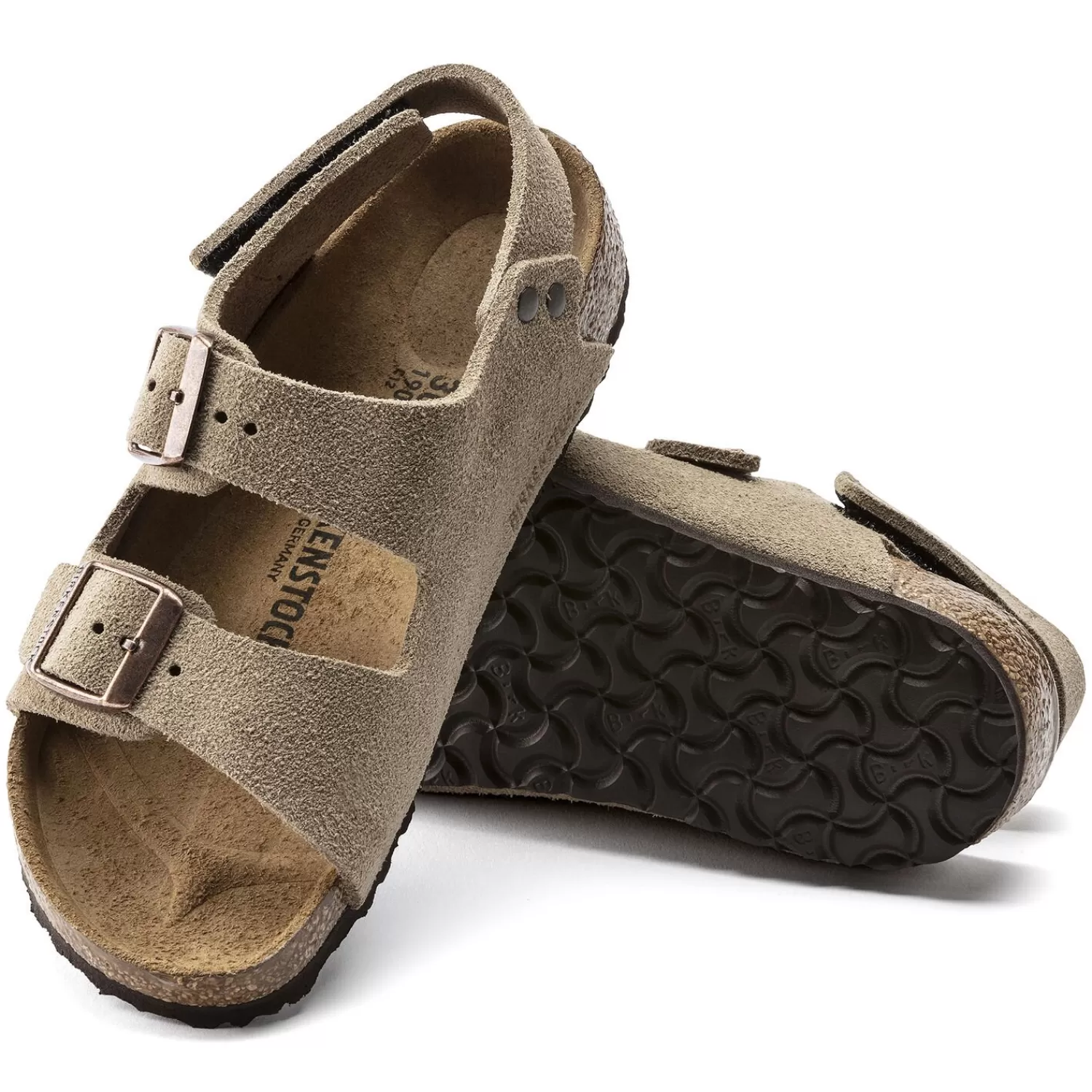 Birkenstock Milano HL: sandali con cinturino in pelle scamosciata comodi per bambini