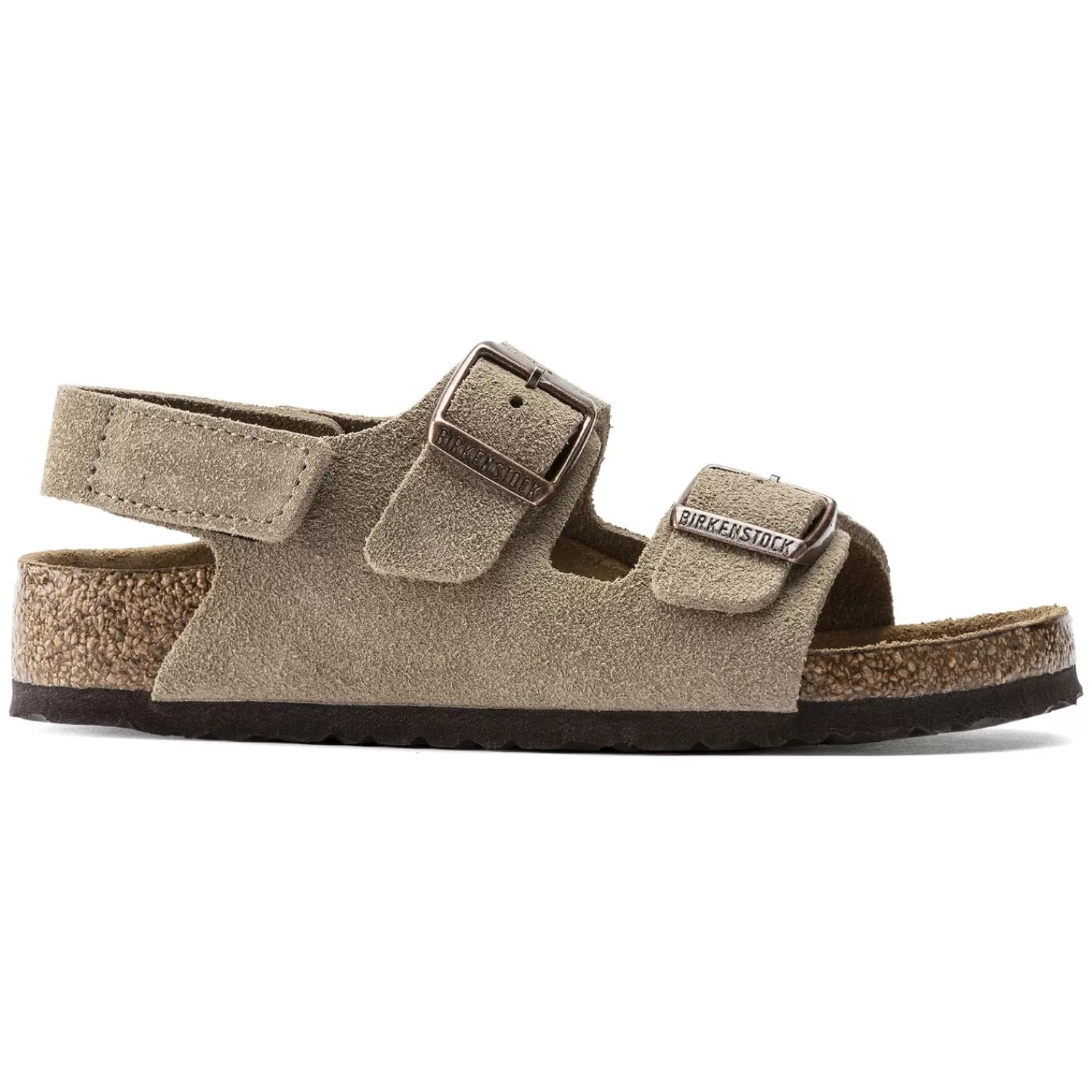Birkenstock Milano HL: sandali con cinturino in pelle scamosciata comodi per bambini