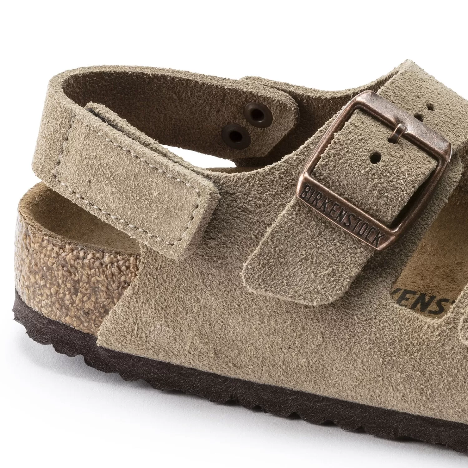 Birkenstock Milano HL: sandali con cinturino in pelle scamosciata comodi per bambini