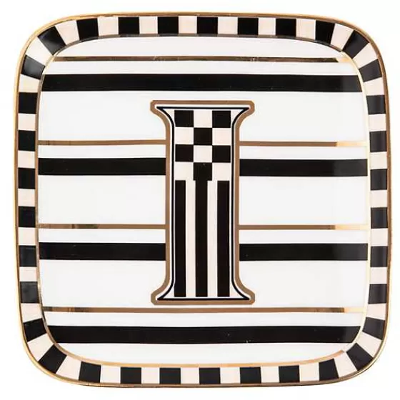 Piatto Decorativo con Monogramma · Collezione Esclusiva MacKenzie-Childs Design per la Casa