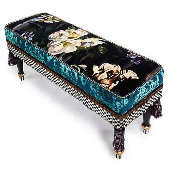 Panchina decorata Scuttlebutt - Collezione Giardino Lunare MacKenzie-Childs in Promozione
