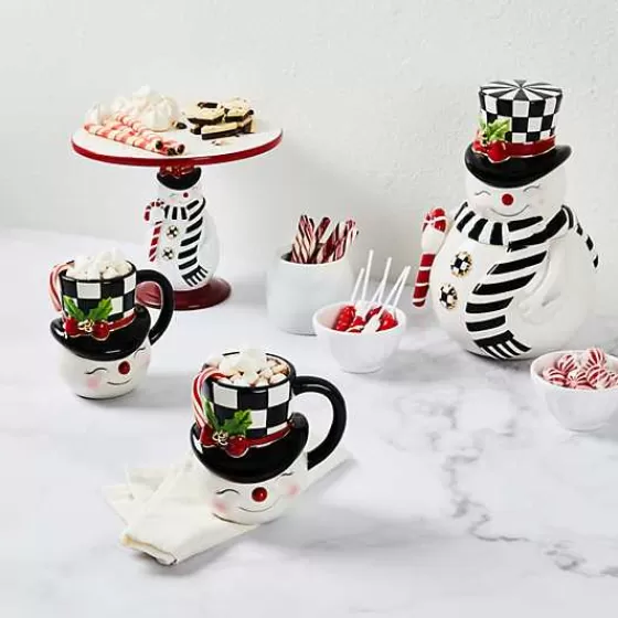 MacKenzie-Childs | Barattolo Biscotti Pupazzo Neve Vintage - Offerta Lampo a Tempo Limitato!