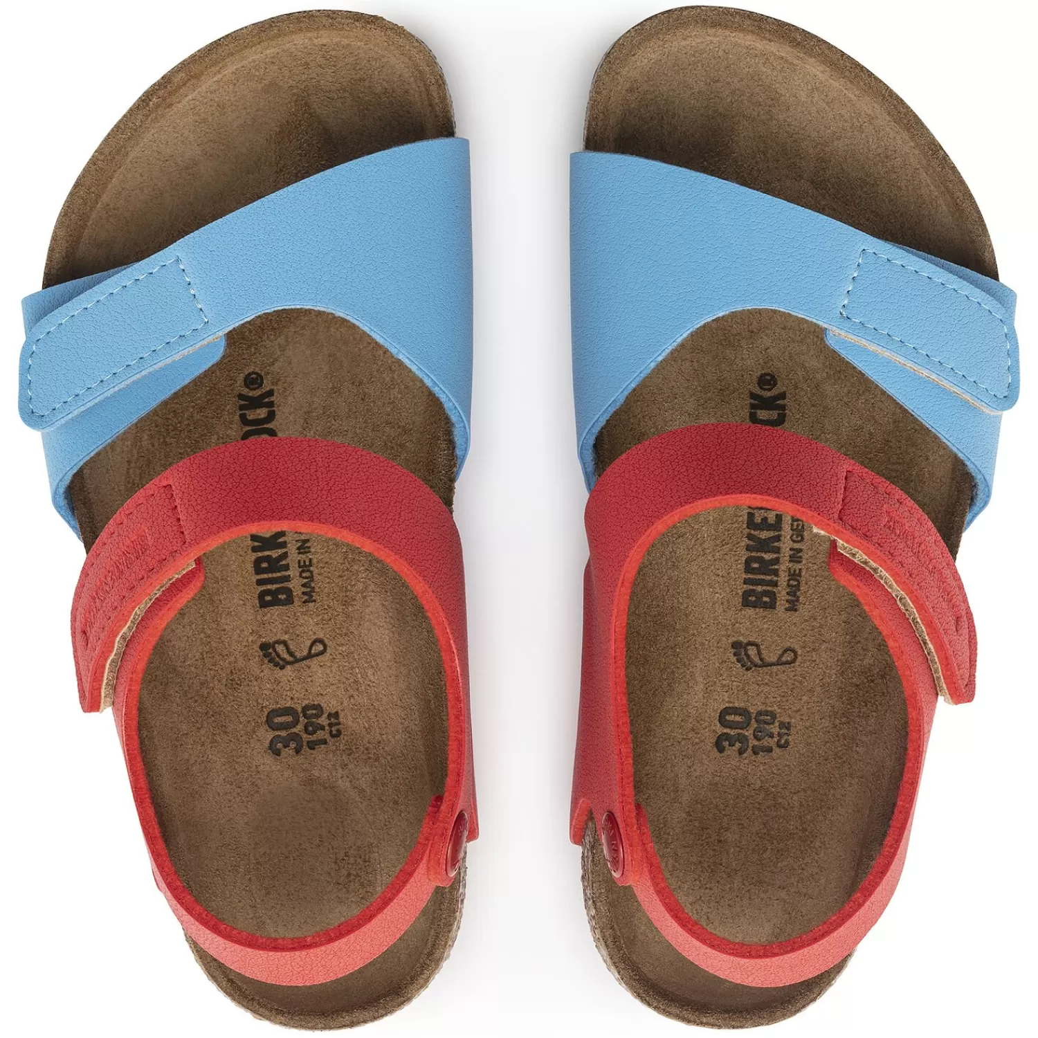 Birkenstock Palu - Sandali con Cinghie Regolabili per Bambini, Design Logo Bs Confortevole