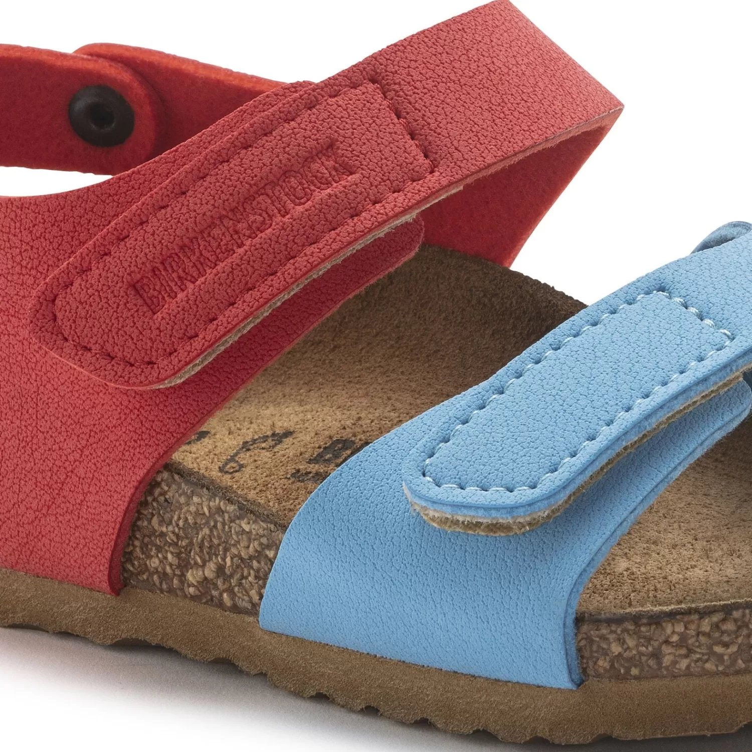 Birkenstock Palu - Sandali con Cinghie Regolabili per Bambini, Design Logo Bs Confortevole