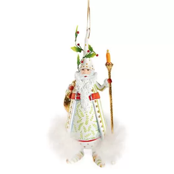 Incanto Festivo - Babbo Natale Illuminato con Candele 
Decorazione Artigianale Patience Brewster 
Edizione Speciale MacKenzie-Childs a Prezzo Conveniente 

（
