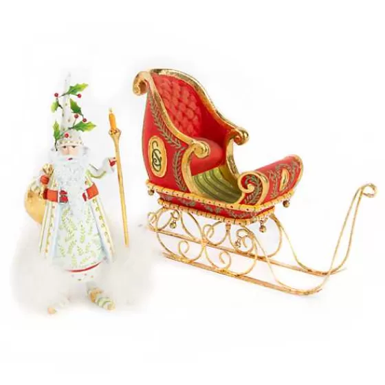 Incanto Festivo - Babbo Natale Illuminato con Candele 
Decorazione Artigianale Patience Brewster 
Edizione Speciale MacKenzie-Childs a Prezzo Conveniente 

（