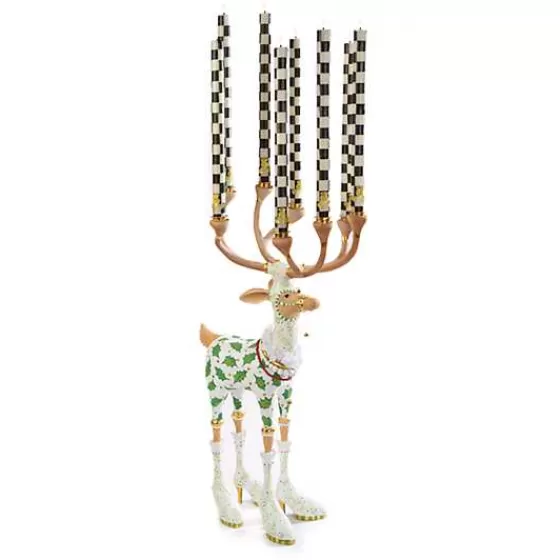 Patience Brewster - Candelabro Renna Volpe Fuga Incantata Edizione Prestige MacKenzie-Childs