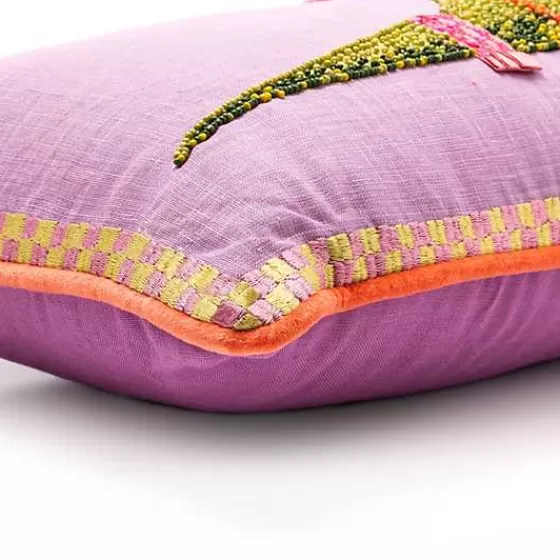 Promozione MacKenzie-Childs: Cuscino lombare Gloria con motivo coccodrillo - Design esclusivo di Patience Brewster