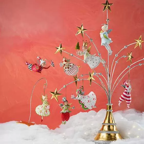 Supporto Elegante per Stella Dorata da Collezione - Edizione Speciale MacKenzie Childs con Sconto Festivo
