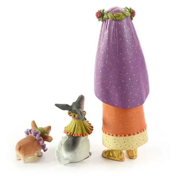 Deliziosa Pastorella con Animali – Presepe Artistico MacKenzie-Childs | Collezione Patience Brewster a Prezzo Speciale