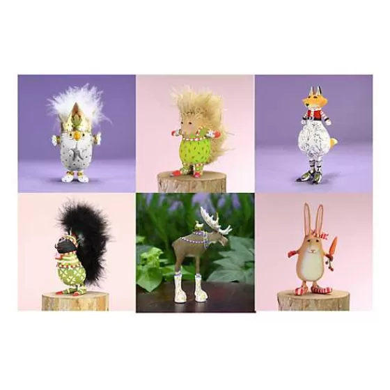 Incantevole Set di Mini Decorazioni Foresta - Stile Rustico Patience Brewster per Collezionisti MacKenzie-Childs - Prezzo Speciale con Fascino Vintage