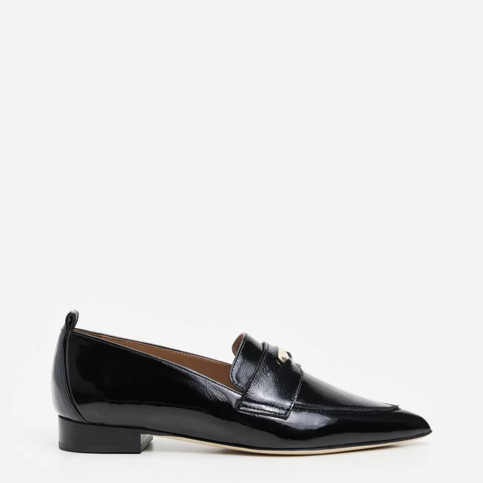 Flattered Penelope - Scarpe con Tacco in Pelle Laccata Comode per Tutto il Giorno