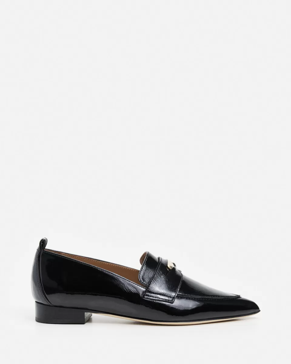 Flattered Penelope - Scarpe con Tacco in Pelle Laccata Comode per Tutto il Giorno