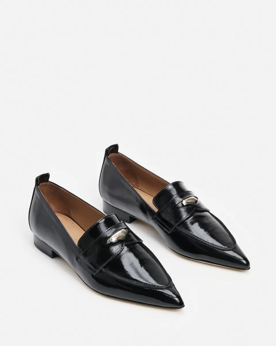 Flattered Penelope - Scarpe con Tacco in Pelle Laccata Comode per Tutto il Giorno