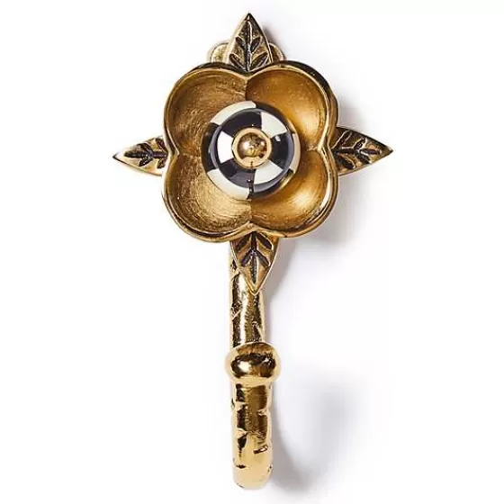 Novità: Gancio da Parete in Oro con Motivo Petali - MacKenzie-Childs