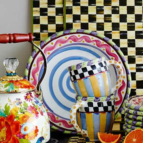 Tazza Elegante Piccadilly - Creazione Esclusiva MacKenzie-Childs | Disponibile per l'Acquisto Digitale