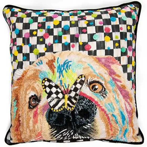 Cuscino Decorativo con Cuccioli e Pallini - MacKenzie-Childs | Offerta Limitata!