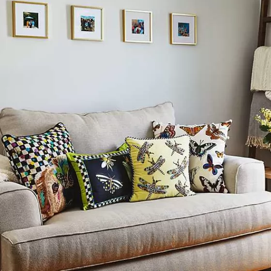 Cuscino Decorativo con Cuccioli e Pallini - MacKenzie-Childs | Offerta Limitata!