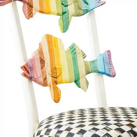 Pesciolino Arcobaleno - Sedia Decorata a Mano della Collezione MacKenzie-Childs | Negozio Ufficiale
