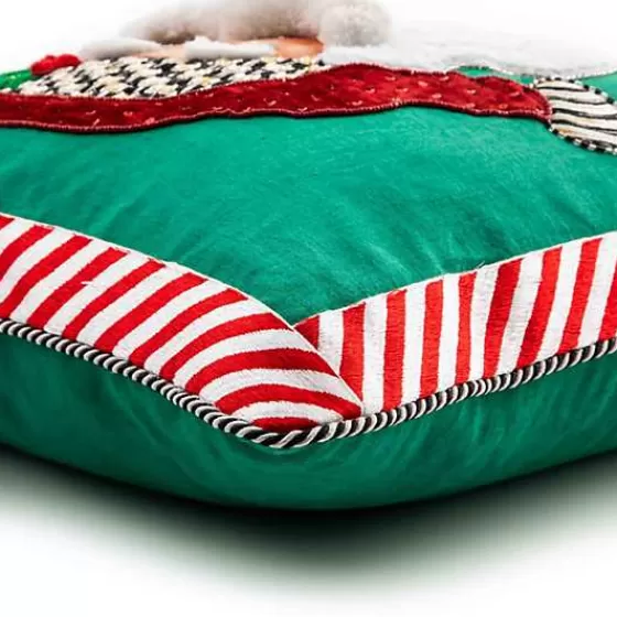 Cuscino Decorativo Vintage Babbo Natale - Edizione Limitata con Sconto MacKenzie-Childs