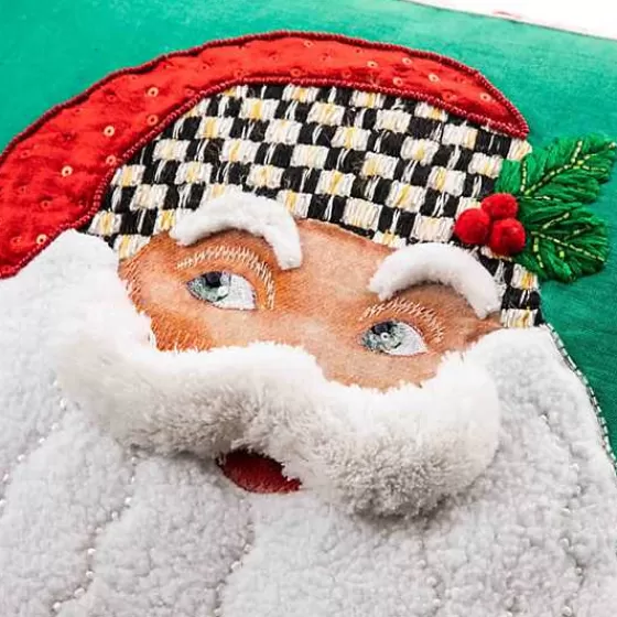 Cuscino Decorativo Vintage Babbo Natale - Edizione Limitata con Sconto MacKenzie-Childs