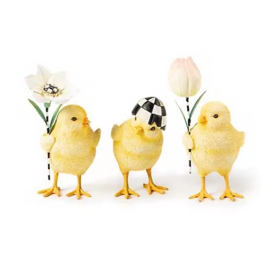 Delizie Floreali in Ceramica: Trio Decorativo MacKenzie-Childs in Promozione Esclusiva