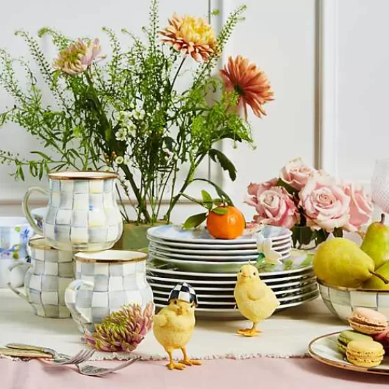Delizie Floreali in Ceramica: Trio Decorativo MacKenzie-Childs in Promozione Esclusiva