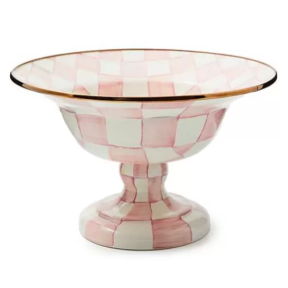Vaso Elegante MacKenzie-Childs con Motivo Floreale - Ciotola Decorativa per Centrotavola in Stile British Chintz

（：，