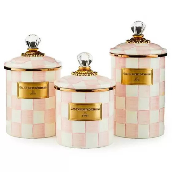 Barattolo Decorativo Floreale Rosato - Edizione Limitata Mackenzie-Childs Per La Casa
