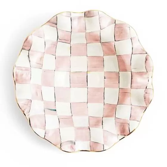 Ciotola da Portata in Ceramica Artigianale Media - Design Floreale Scanalato MacKenzie-Childs