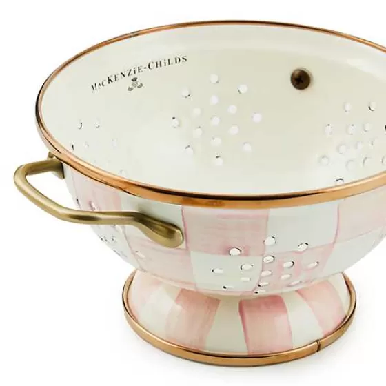 Ultimi Pezzi! Colino Chic Scacchi Rosa - Design Elegante MacKenzie-Childs in Promo