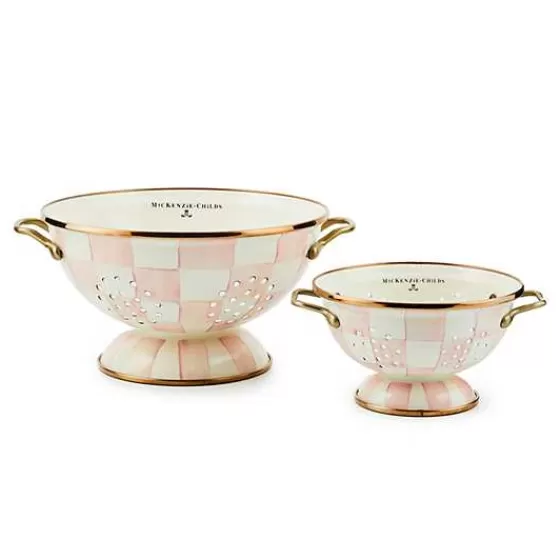 Ultimi Pezzi! Colino Chic Scacchi Rosa - Design Elegante MacKenzie-Childs in Promo