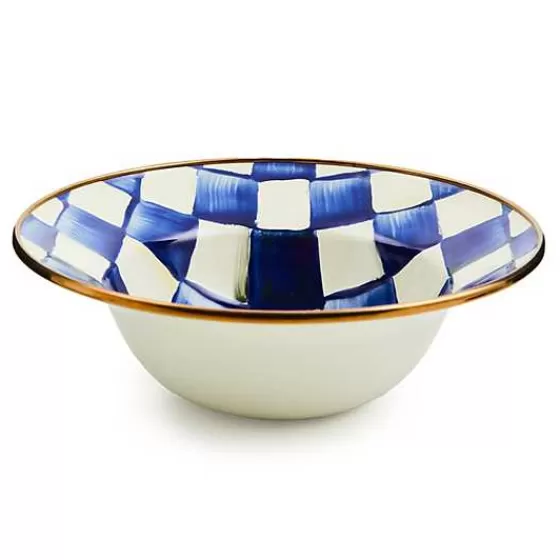 Mackenzie-Childs - Ciotola da Colazione in Ceramica con Motivo Scacchi Regali, Design Elegante per la Prima Colazione