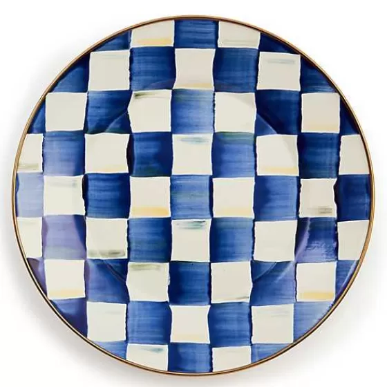 MacKenzie-Childs: Piatti da Pranzo Royal Check in Promozione - Eleganti Scodelle con Motivo Scacchiera Regina