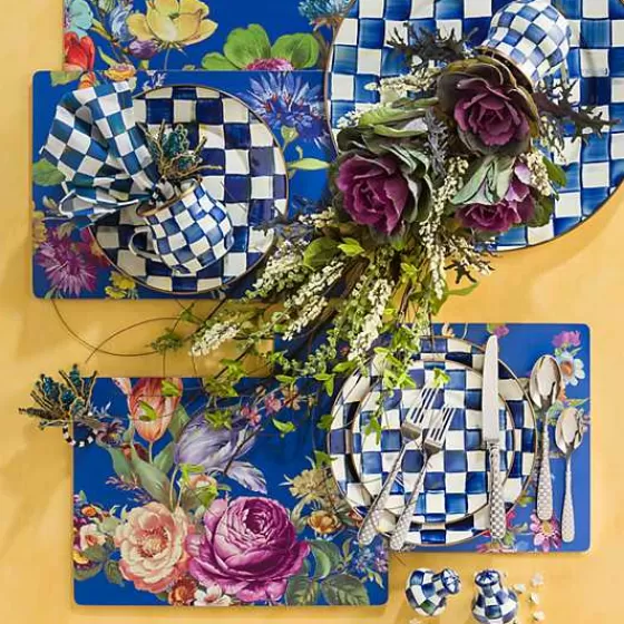 MacKenzie-Childs: Piatti da Pranzo Royal Check in Promozione - Eleganti Scodelle con Motivo Scacchiera Regina