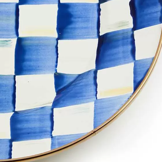 MacKenzie-Childs: Piatti da Pranzo Royal Check in Promozione - Eleganti Scodelle con Motivo Scacchiera Regina
