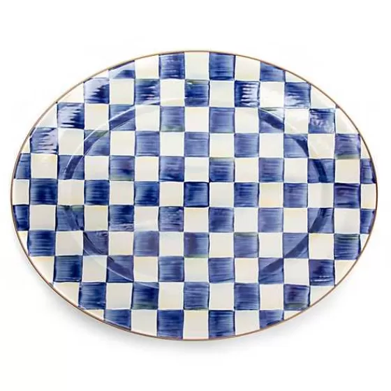 Vassoio Ovale Elegante Royal Check - Edizione Speciale MacKenzie-Childs

（：，