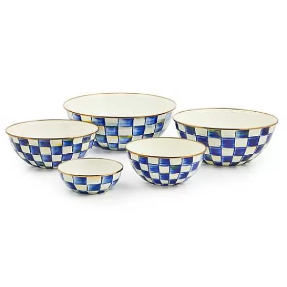 Ciotola Royal Check Media per Uso Quotidiano - Collezione Esclusiva MacKenzie-Childs