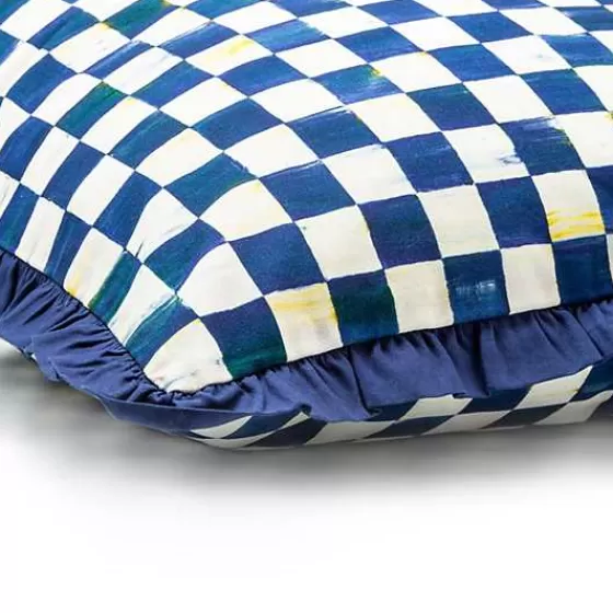 Cuscino Quadrato Con Balze e Fantasia Regale - Promozione Esclusiva MacKenzie-Childs
