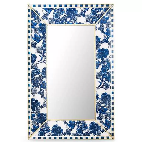 Specchietto da Parete Elegante - Giardino Reale Inglese con Cornice Decorativa | Edizione Esclusiva di MacKenzie-Childs