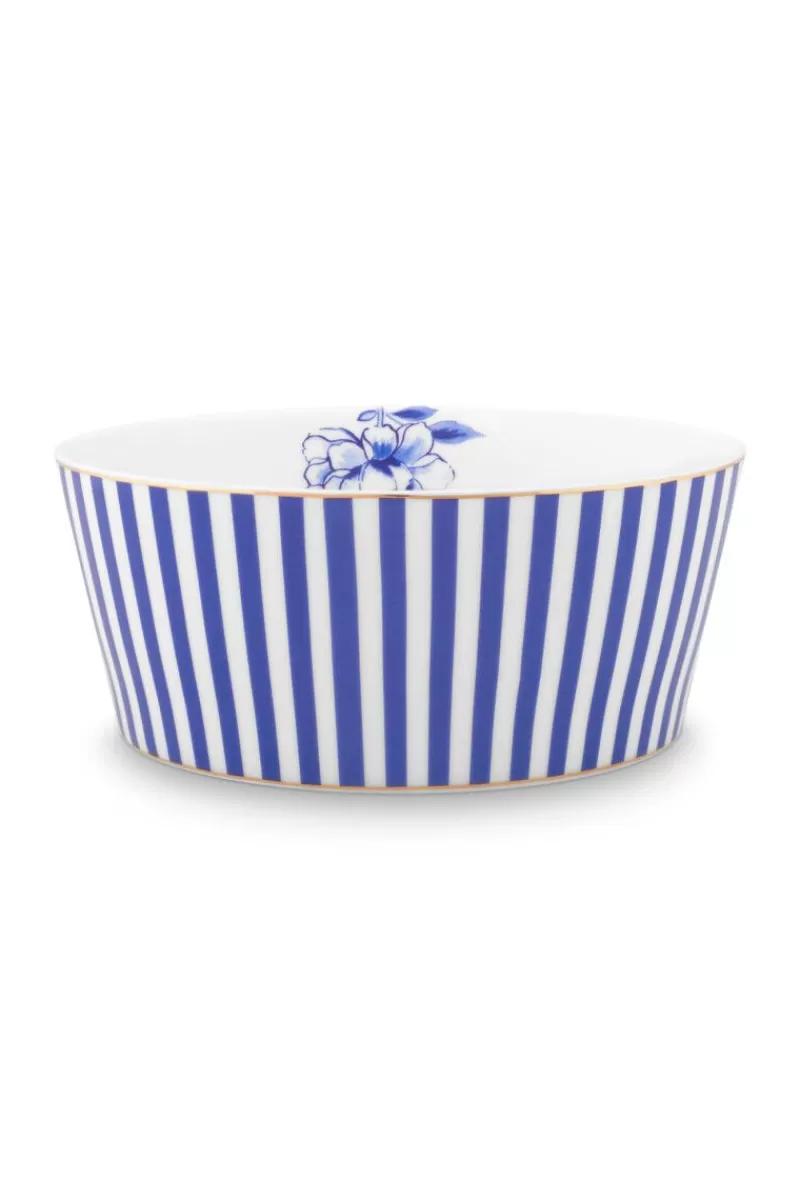 Ciotola Elegante Pip Studio - Strisce Regali in Blu, Diametro 15 cm per Tavola Impeccabile